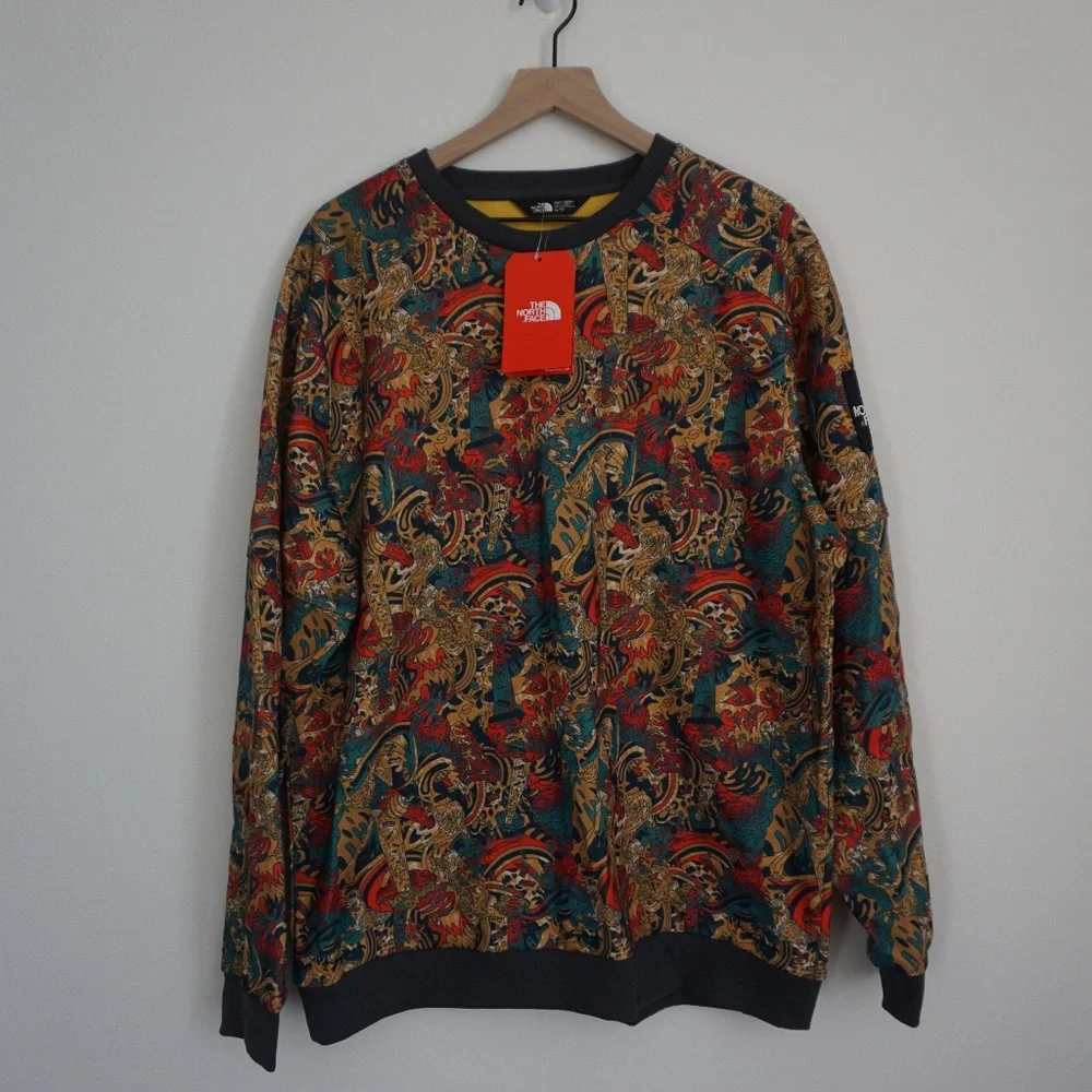 The North Face Multicolor Paisley Crewneck Sweater